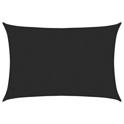 Vidaxl Zonnezeil 160 g m² 2,5x4 m HDPE nero