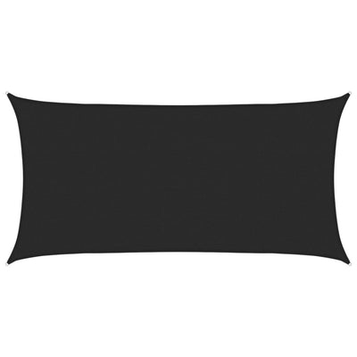 Vidaxl Zonnezeil 160 g m² 2,5x4,5 m HDPE nero