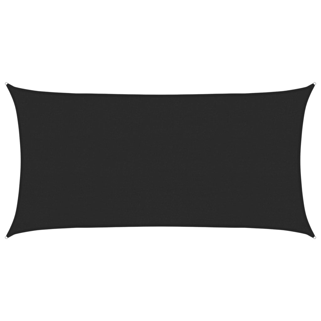 Vidaxl Zonnezeil 160 g m² 2,5x5 m HDPE nero