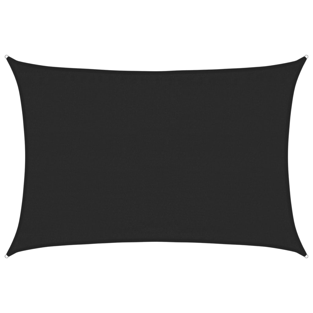 Vidaxl Zonnezeil 160 g m² 3.5x4,5 m HDPE NERO