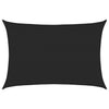 Vidaxl zonnezeil 160 g m² 3,5x5 m hdpe zwart