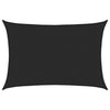 Vidaxl Zonnezeil 160 g m² 5x6 m hdpe nero