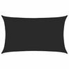 Vidaxl Zonnezeil 160 g m² 5x8 m hdpe nero