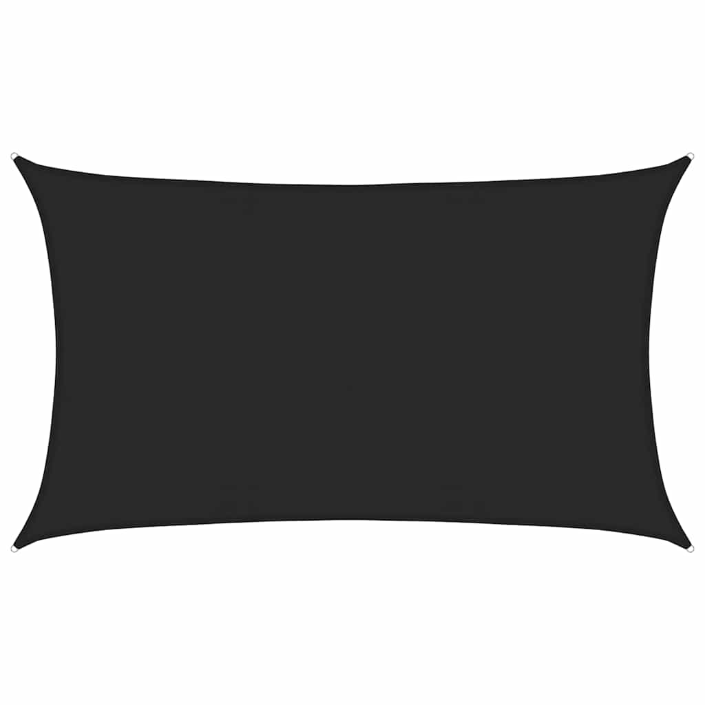 Vidaxl Zonnezeil 160 g m² 5x8 m hdpe nero