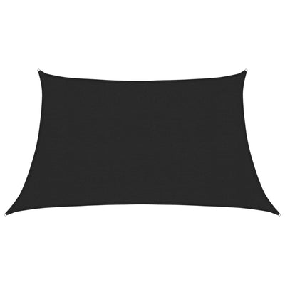 Vidaxl Zonnezeil 160 g m² 3 4x2 M HDPE NEGRO
