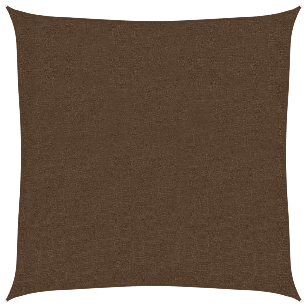 Vidaxl Zonnezeil 160 g m² 3.6x3,6 m hdpe marrone