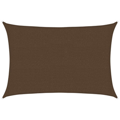 Vidaxl Zonnezeil 160 g m² 2,5x4 m hdpe marrone