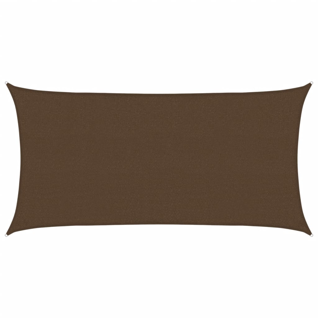 Vidaxl Zonnezeil 160 g m² 2.5x5 M HDPE BROWN