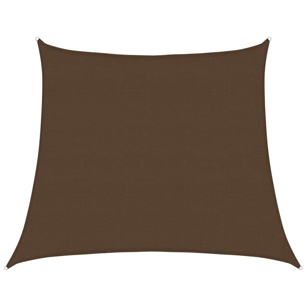 Vidaxx vela da sole 160 g m² trapezio 4 5x4 m hdpe marrone