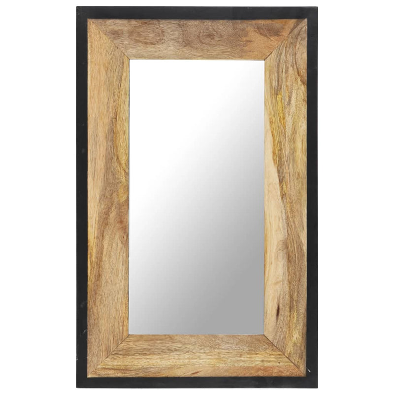 Vidaxl Mirror 80x50 cm de madera de mango sólida