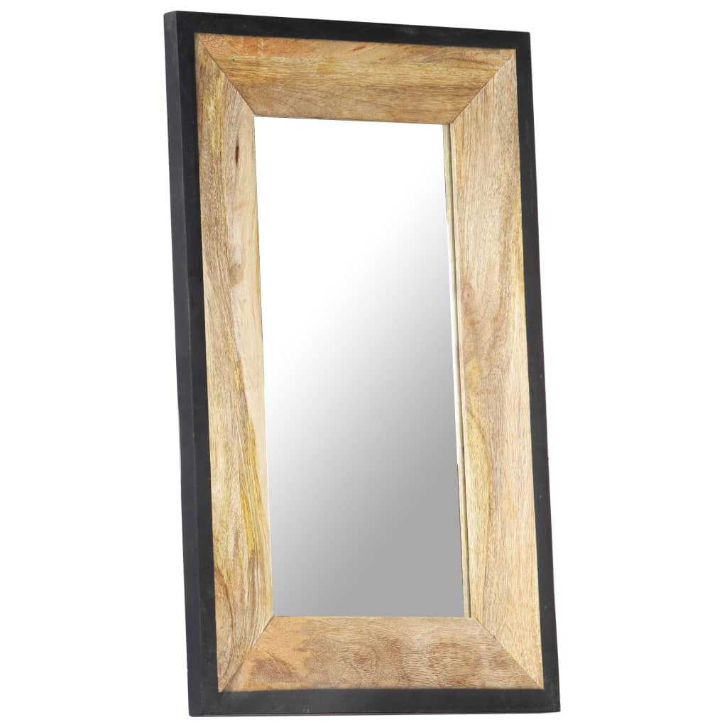 Vidaxl Mirror 80x50 cm Legno di mango solido