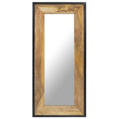 Vidaxl Mirror 110x50 cm Legno di mango solido