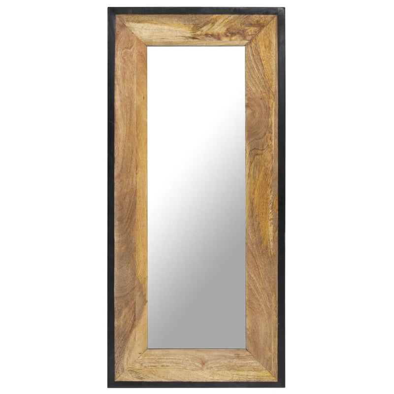 Vidaxl Mirror 110x50 cm Madera de mango sólido