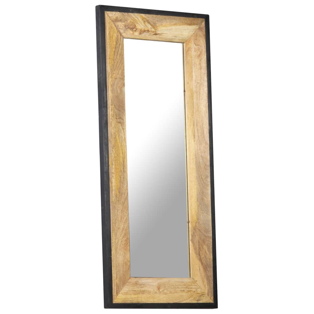 Vidaxl Mirror 110x50 cm Legno di mango solido