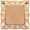 Vidaxl spiegel handgesneden 50x50 cm massief mangohout bruin
