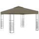 Gazebo da giardino Vidaxxl 180 g m² 3x3 m tortora