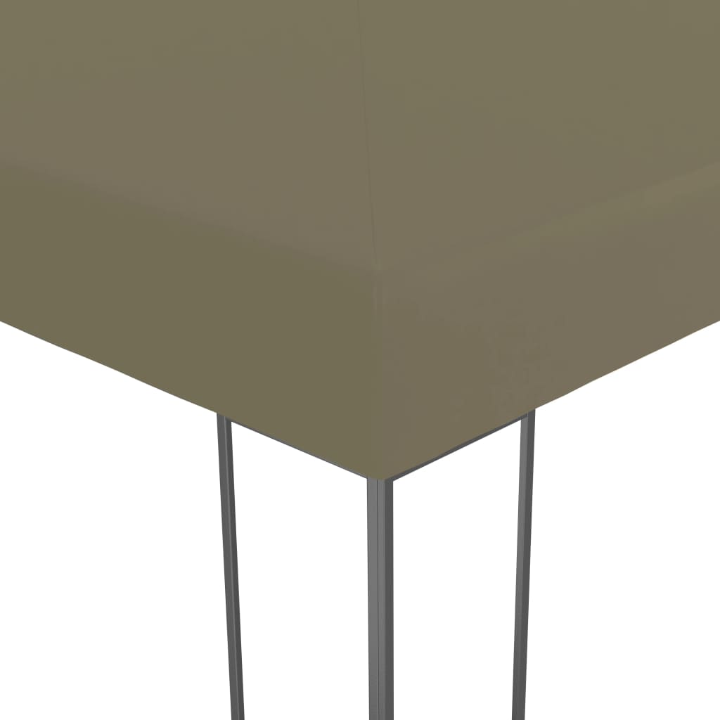 Gazebo da giardino Vidaxxl 180 g m² 3x3 m tortora