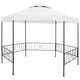Vidaxl tuinprieel 180 g m² 323x275x265 cm wit