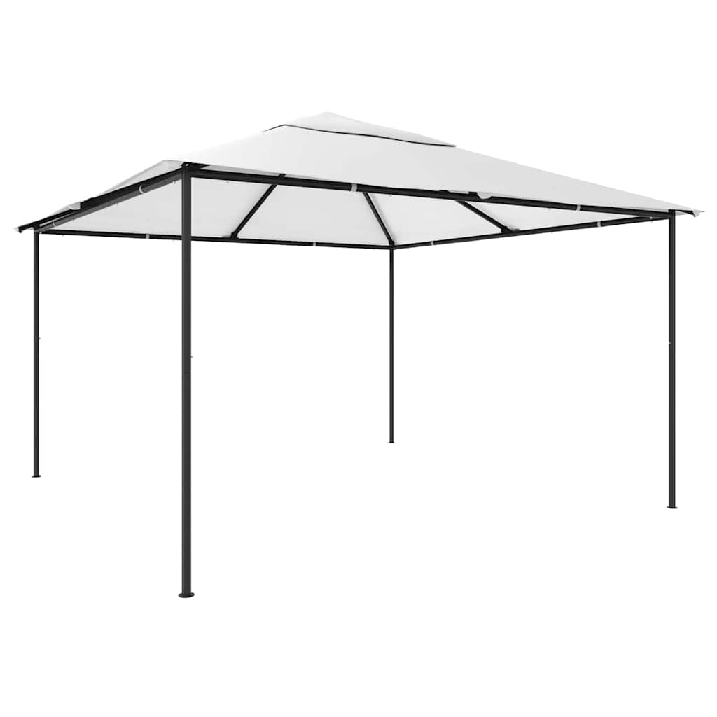 Vidaxl prieel 180 g m² 4x4x3 m wit