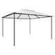 Vidaxl prieel 180 g m² 4x4x3 m wit