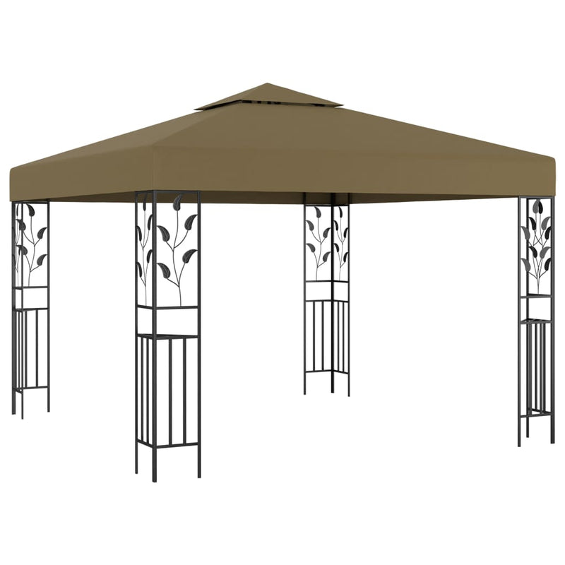 Vidaxl prieel 180 g m² 3x3 m taupe