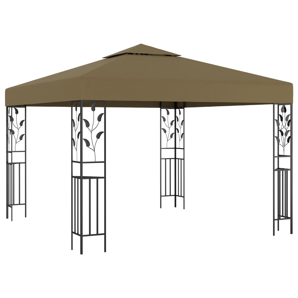 Vidaxl prieel 180 g m² 3x3 m taupe