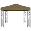 Vidaxl prieel 180 g m² 3x3 m taupe