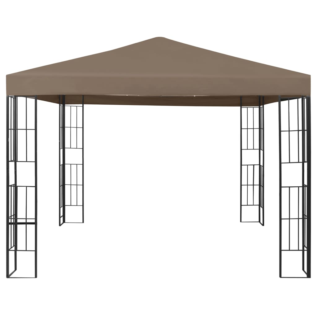 Cenador VidaXL 3x3 m topo