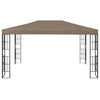 Vidaxl prieel 4x3 m taupe