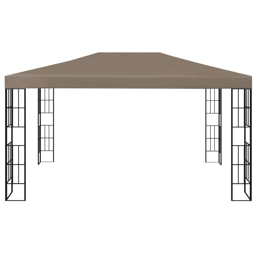 Gazebo Vidaxx 4x3m tortora