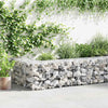 Muro de Vidaxl Schanskorf con tapas 300x30x50 cm de acero galvanizado