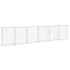 Muro de Vidaxl Schanskorf con tapas de 300x30x100 cm de acero galvanizado