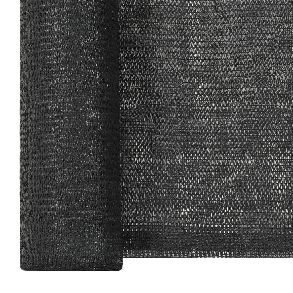 VidaXL red de privacidad 150 g m² 1,5x50 m HDPE negro