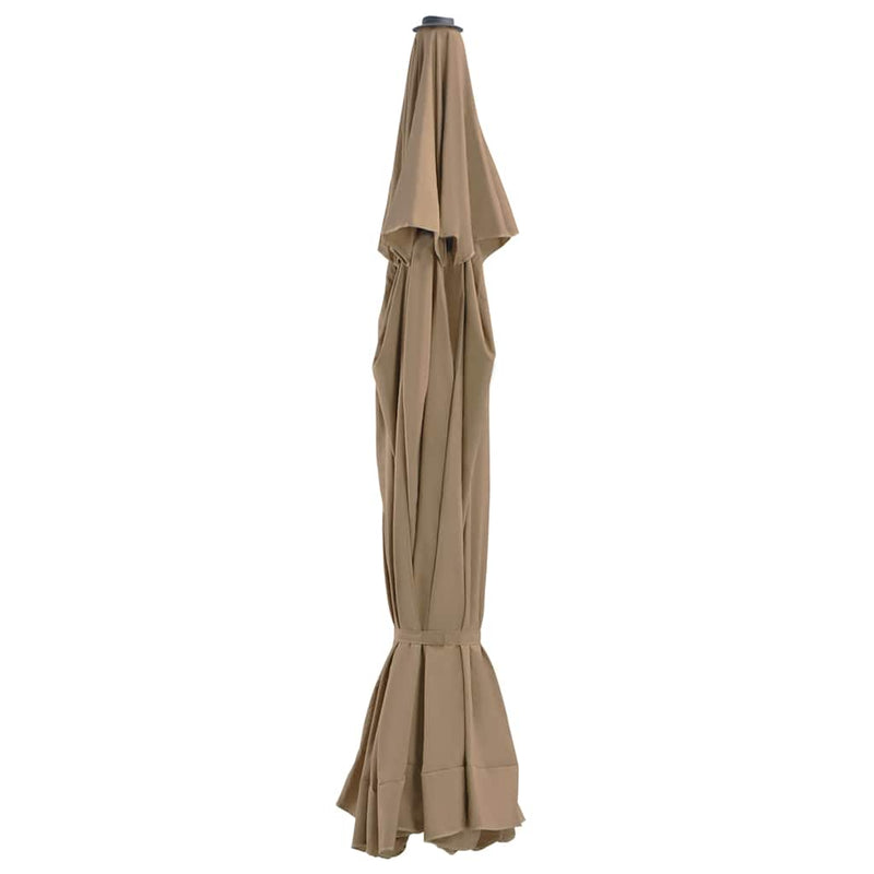 Panno sostitutivo Vidaxl per parasole 500 cm taupe