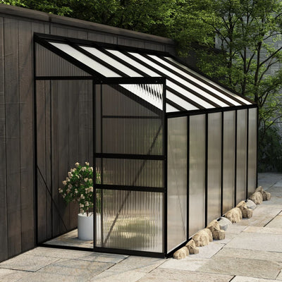 Vidaxl Greenhouse 7.44 m³ Aluminio antracite -Colored