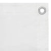 Pantalla de balcón Vidaxl 75x300 CM Oxford Fabric White