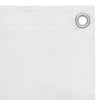 Pantalla de balcón Vidaxl 75x500 cm Oxford Fabric White