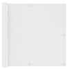 Pantalla de balcón Vidaxl 90x300 cm Oxford Fabric White