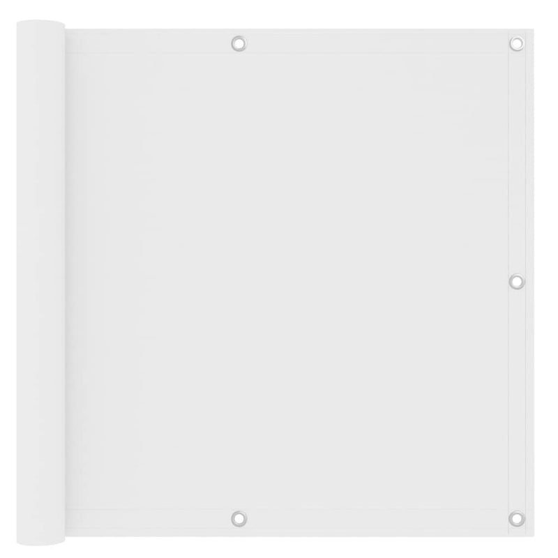 Vidaxl balkonscherm 90x400 cm oxford stof wit