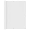 Vidaxl balkonscherm 120x600 cm oxford stof wit