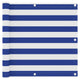 Vidaxl Balcony screen 90x600 cm Oxford fabric white and blue
