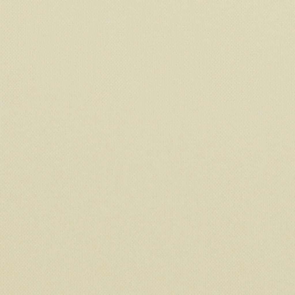 Pantalla de balcón Vidaxl 90x300 cm Oxford Fabric crème