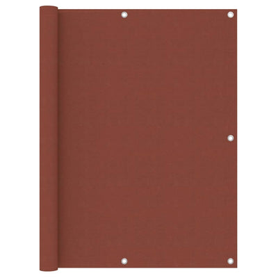 Pantalla de balcón Vidaxl 120x300 cm Oxford Fabric Terracotta