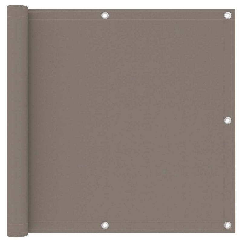 Pantalla de balcón Vidaxl 90x300 CM Oxford Fabric Taupe