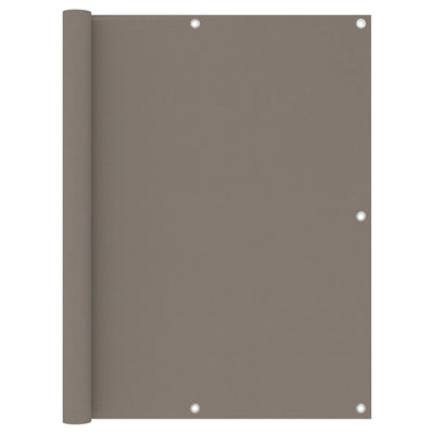 Vidaxl Balcony Screen 120x300 cm Tessuto Oxford Taupe