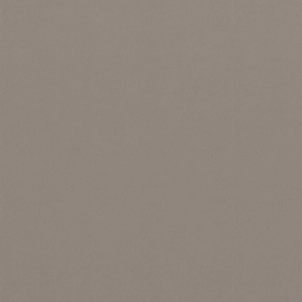 Vidaxl Balcony Screen 120x600 cm Tessuto Oxford Taupe