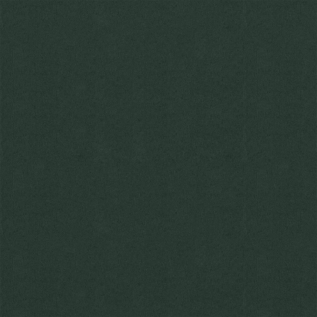 Vidaxl Balcony Screen 75x500 cm Tessuto Oxford Verde scuro