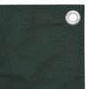 Pantalla de balcón Vidaxl 90x300 CM Oxford Fabric Dark Green
