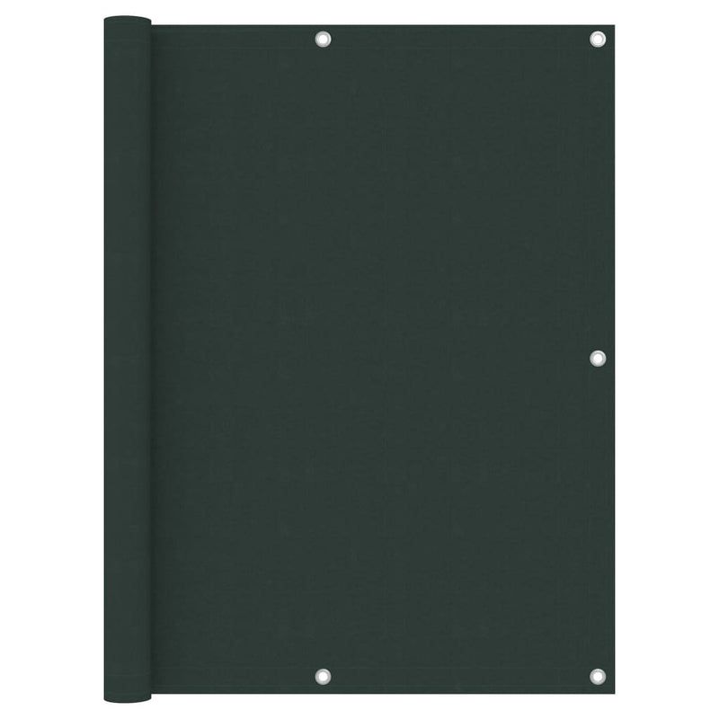 Pantalla de balcón Vidaxl 120x300 CM Oxford Fabrics Dark Green