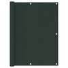 Pantalla de balcón Vidaxl 120x400 CM Oxford Fabrics Dark Green